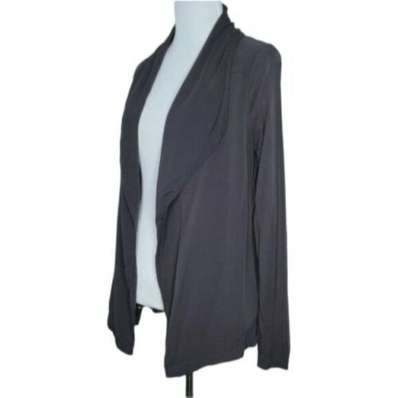 Silence Noise Open Front Cardigan Size Medium Waterfall Style Gray Flawed - Picture 1 of 8